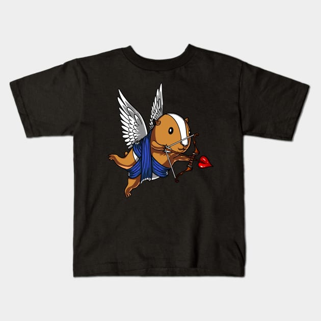 Guinea Pig Cupid Kids T-Shirt by underheaven
